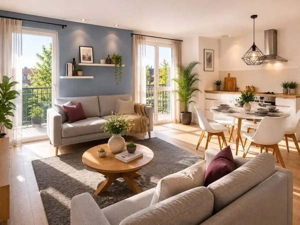 Appartement 3 pièces 63 m²