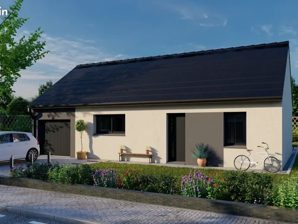 Projet de construction d'une maison 67.59 m² avec terrain à AZAY-LE-RIDEAU (37)