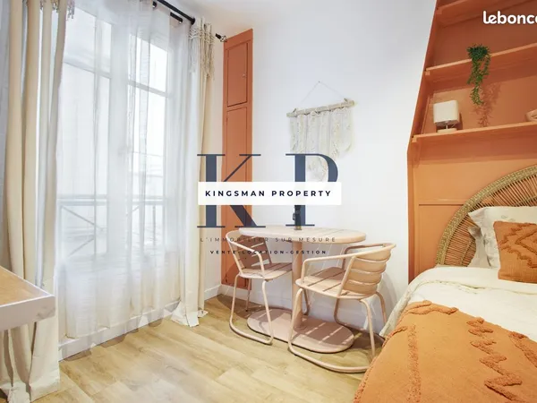 Studio 1 pièce 19 m²