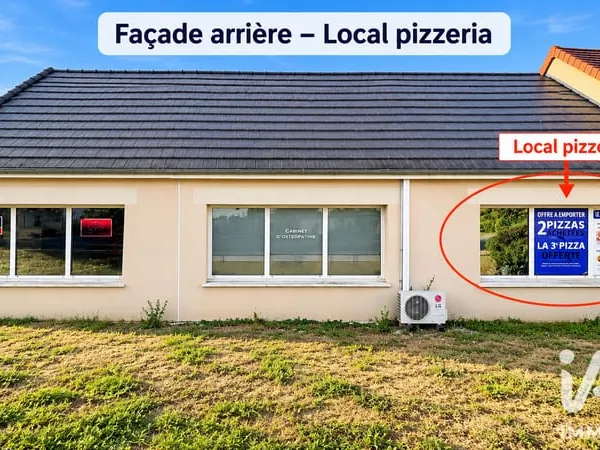 Local 1 pièce 36 m²
