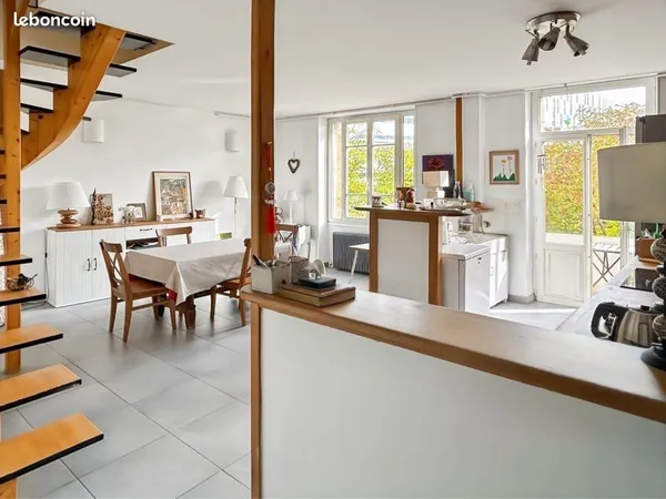 Appartement duplex 6P 124m² - Dijon - Auditorium - Dernier étage, sans vis-à-vis