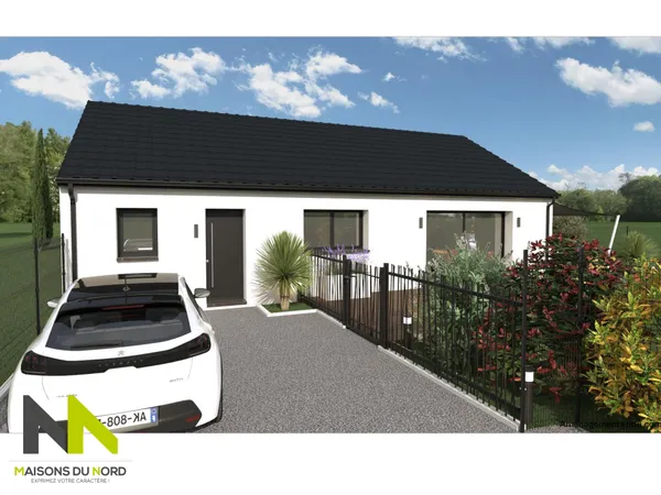 Terrain + maison 95 m²