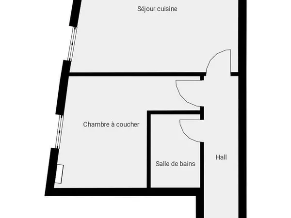 Appartement 1 pièce 39 m²