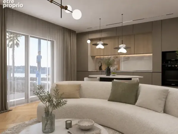 Appartement T2 de standing avec vue mer situé aux Lônes