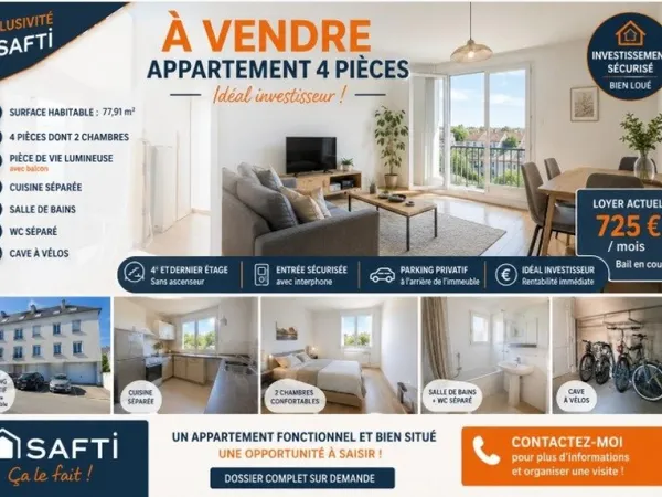 Opportunité investisseurs - Revenus locatifs immédiats !