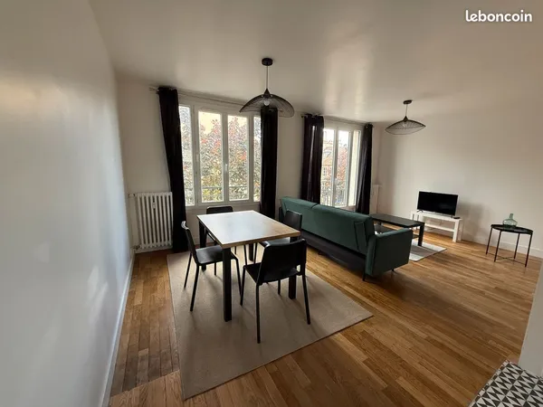 Centre ville - appartement t3 meublé