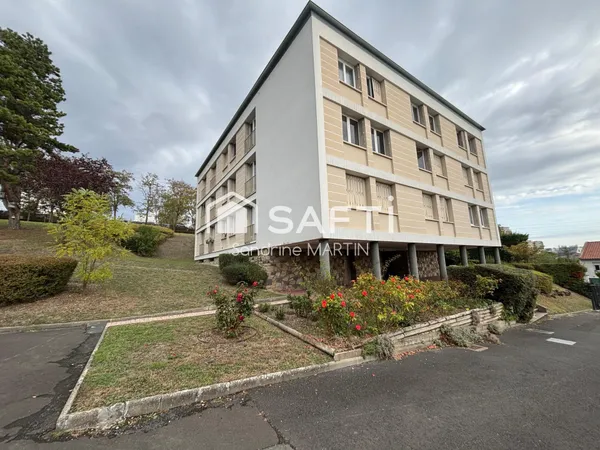 Appartement T3, 68m2, 2 caves et un garage