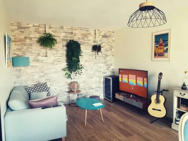 Beau T3 meublé 62m²