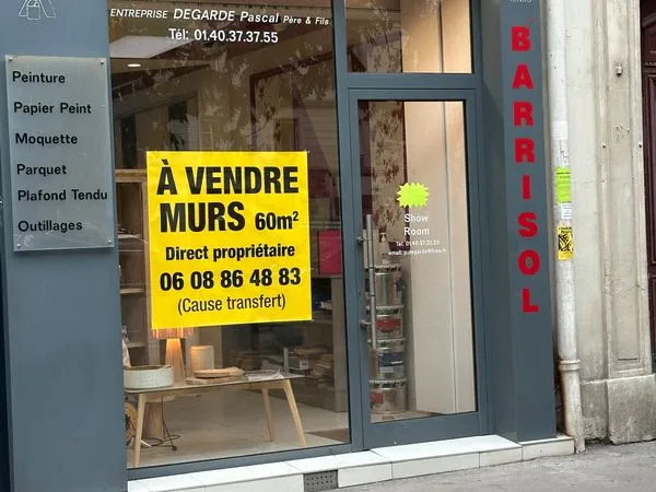 Mur de boutique