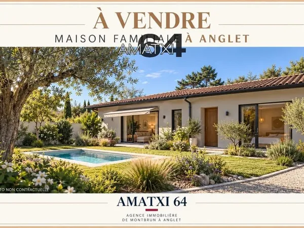 MAISON FAMILIALE MONTBRUN 200 M2 AVEC PISCINE - ANGLET