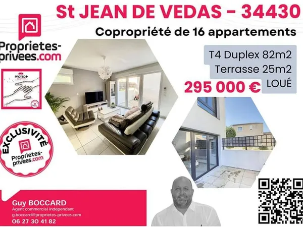 Duplex 4 pièces 83 m²