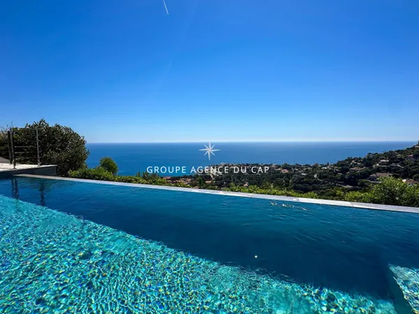 A VENDRE VILLA CONTEMPORAINE VUE MER , 3 CHAMBRES EN SUITE +APP