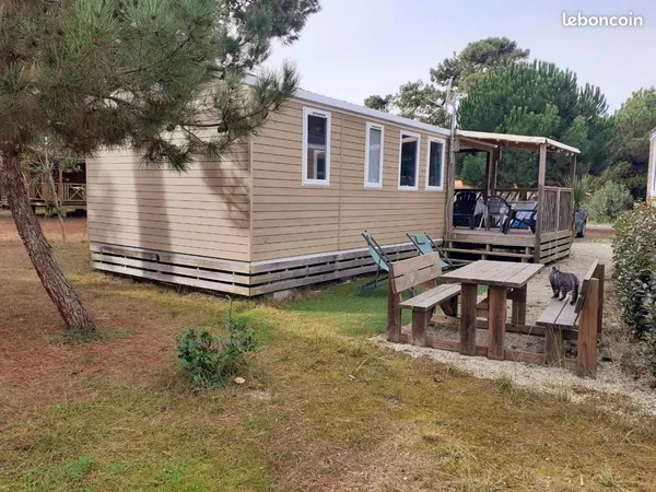Mobil-home 5 étoiles clés en main à Montalivet