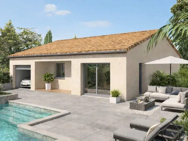 Terrain + maison 80 m²
