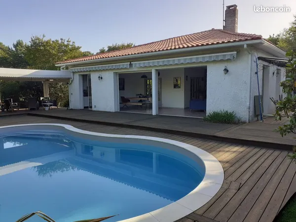 Maison Parc Féau, 146 m² sur parcelle arborée de 830 m² avec piscine - Calme et sans vis-à-vis