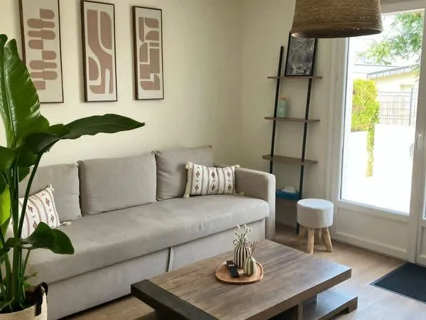 Joli t2 30 m² meuble au bord des dunes et a deux pas d'etel
