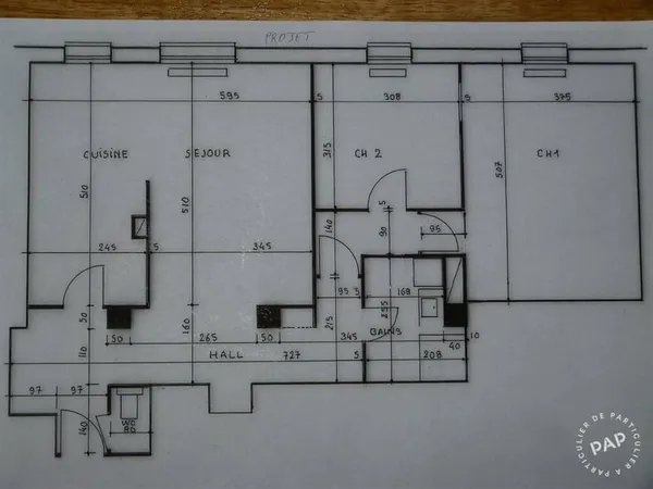 Appartement 3 pièces 79 m²