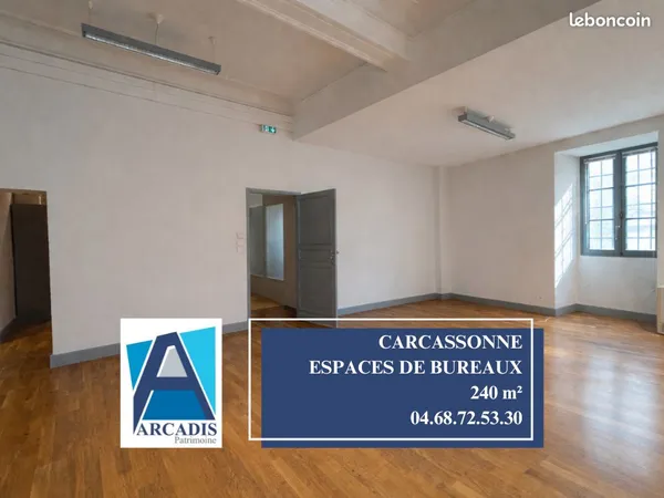 Bureaux 240 m² CARCASSONNE