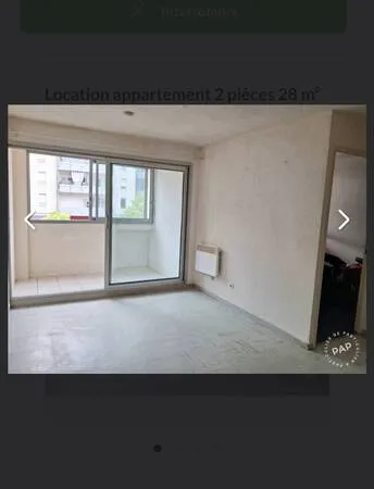 Appartement 2 pièces 28 m²