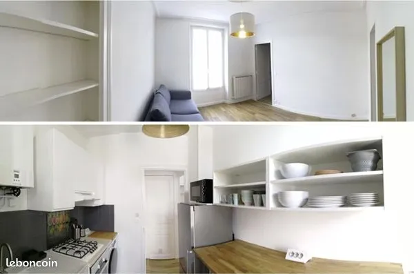 Appartement meublé très bon état 2 pièces centre-ville