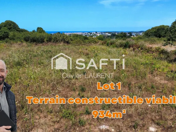 Terrain constructible viabilisé
