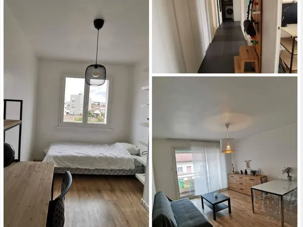 Appartement 3 pièces, meublé