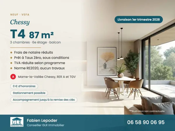 Appartement 4 pièces 87 m²