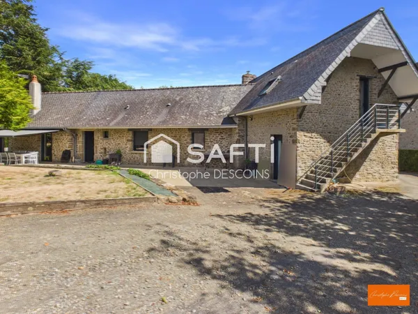 BELLE LONGÈRE DE 160 M² À LA CHAPELLE-AU-RIBOUL