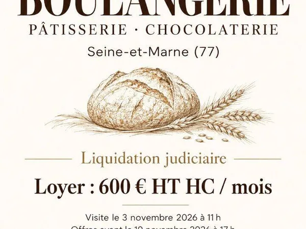 Commerce Location Sivry-Courtry 30000€
