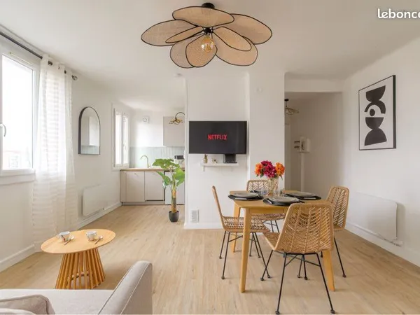 Beau T3 rénové 46m2