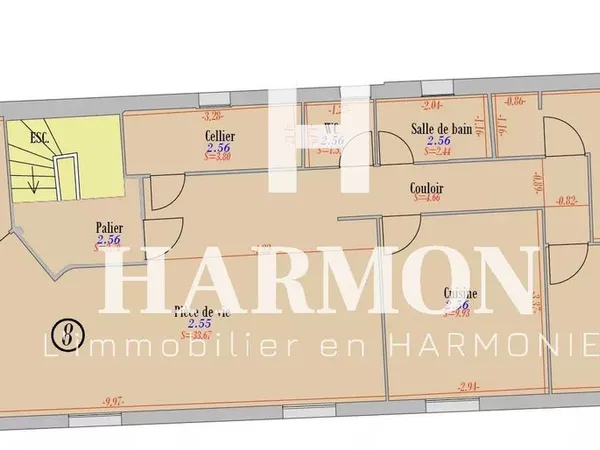 Appartement 4 pièces 89 m²