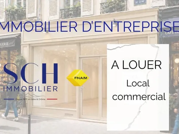 Location boutique Eybens Jean Jaurès 82 m2