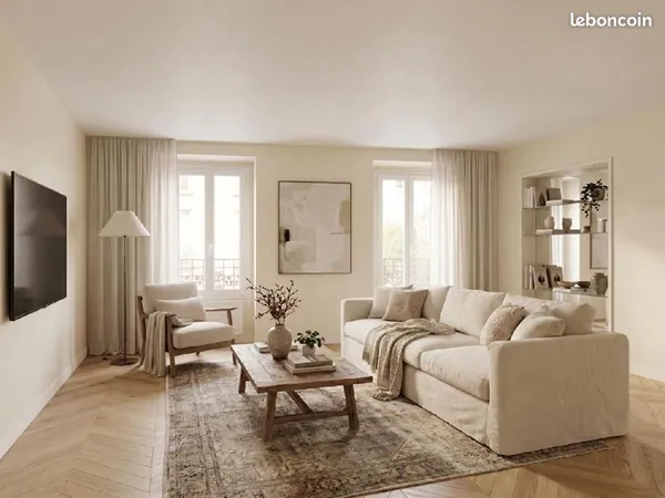 Appartement 3 pièces 61 m²