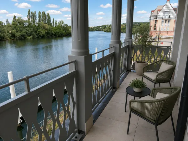 Marina Seine Parisii - Appartement neuf 110 m² - Vue Seine, Jardin, Double box