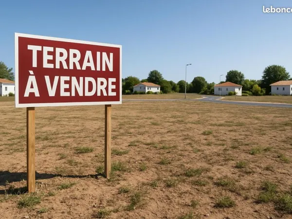 Terrain de 600m2 à Montaud