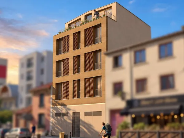 Montreuil, entre Croix-de-Chavaux et Vincennes : terrain constructible pour immeuble, avec PC purgé.