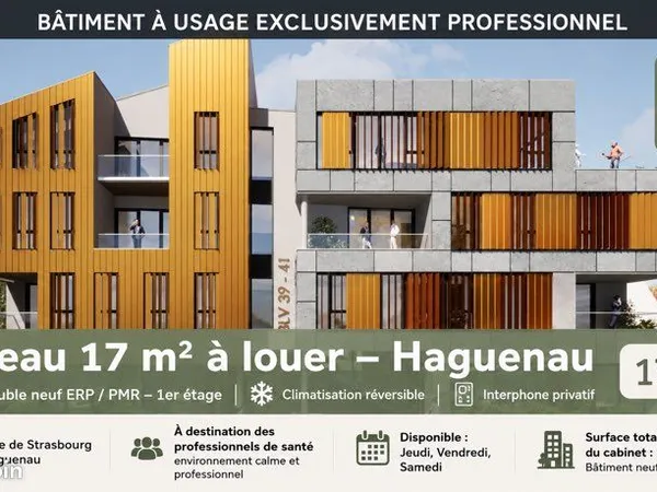 Bureau meublé à louer - Haguenau