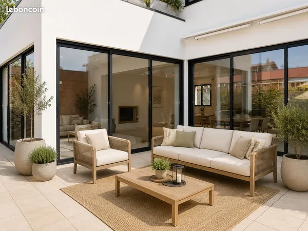 Villa sur le toit de 152m², terrasses et parkings, Vauban