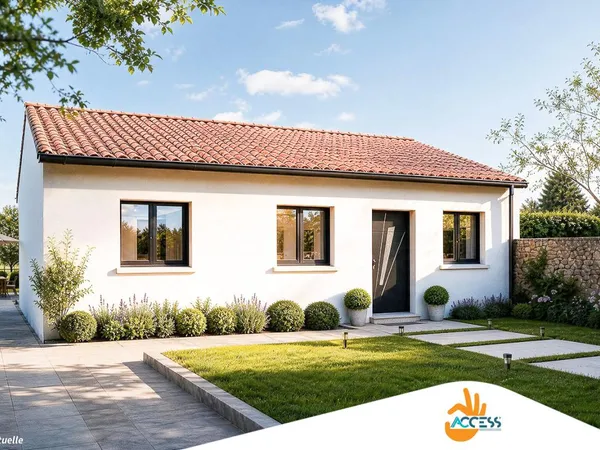 Terrain + maison 102 m²
