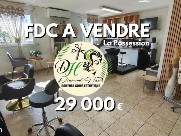 Local coiffure 35 m²