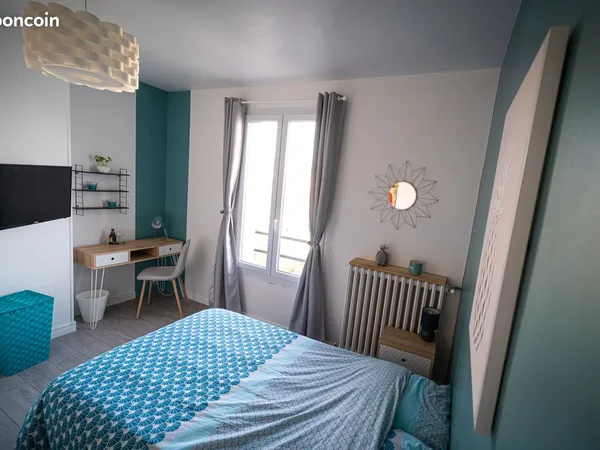 Chambre meublée 400 CC - Université 5 min - Dispo 13/09