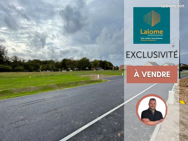 Terrain 700 m² Évreux