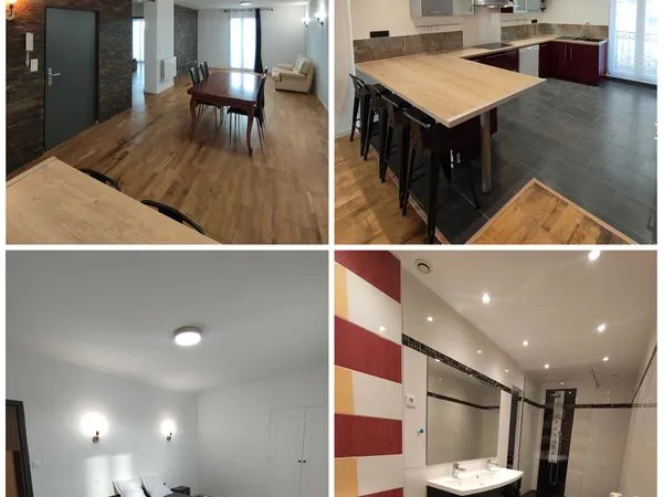 Appartement 3 chambres 96m² location meublée