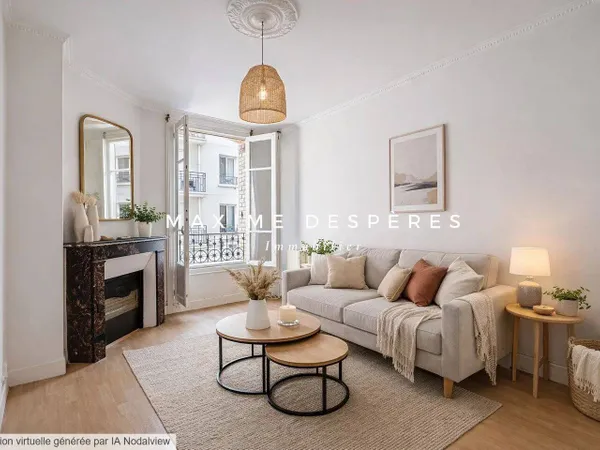 Appartement 2 pièces 38 m²