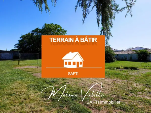 Terrain constructible à moins de 10 min de Luçon