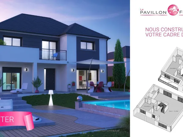 Projet de construction d'une maison 140 m² avec terrain à VILLERS-SAINT-GENEST (60)
