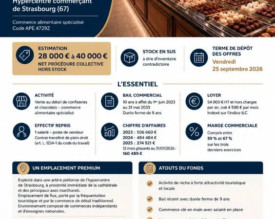 Chocolaterie, confiserie STRASBOURG