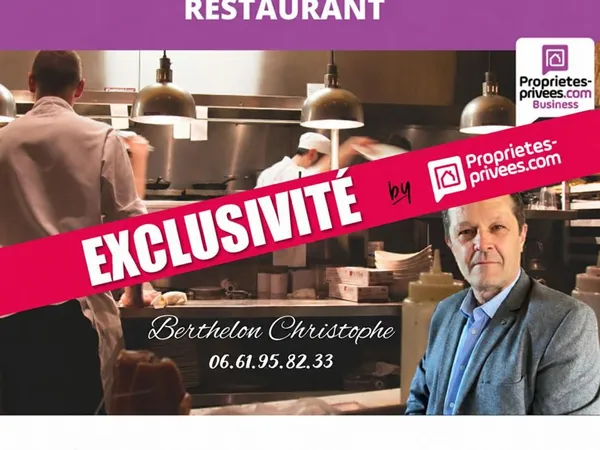 Fonds de commerce restaurant 150 m²
