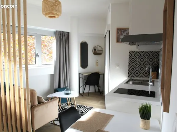 STUDIO Neuf et Meublé - Toulouse Quartier Compans Caffarelli avec vrai lit double - Vue canal