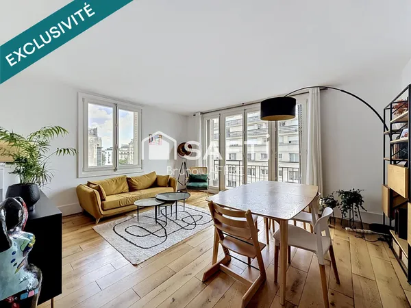 Appartement T3, 5e étage,85 m², rue P Delorme